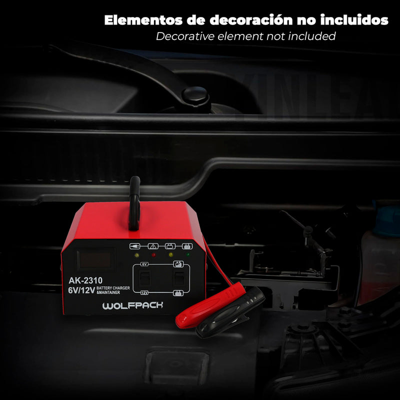 Cargabaterias con mantenedor de carga 6/12V 10-150 ah automático