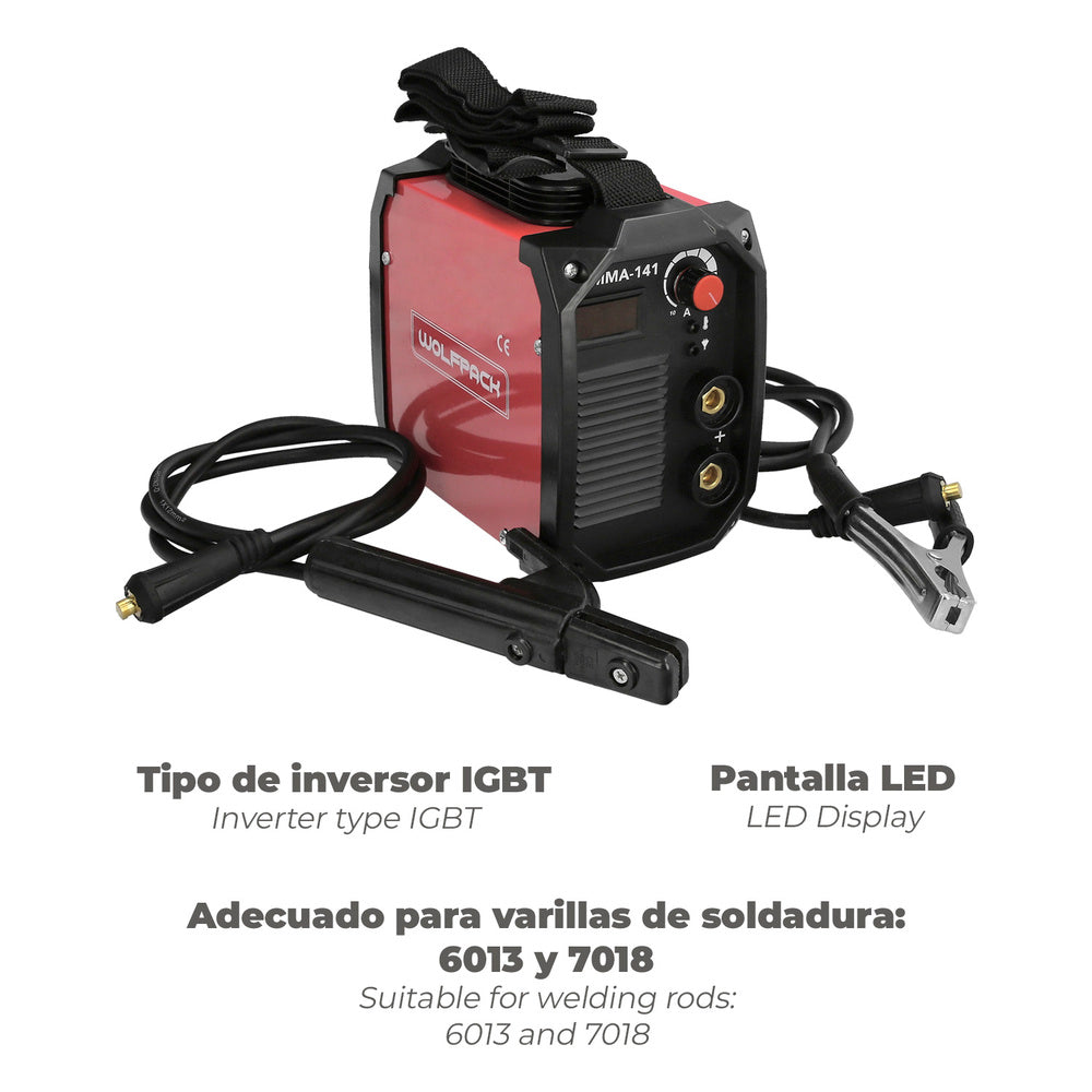 Soldadura inverter wolfpack 10-120 a