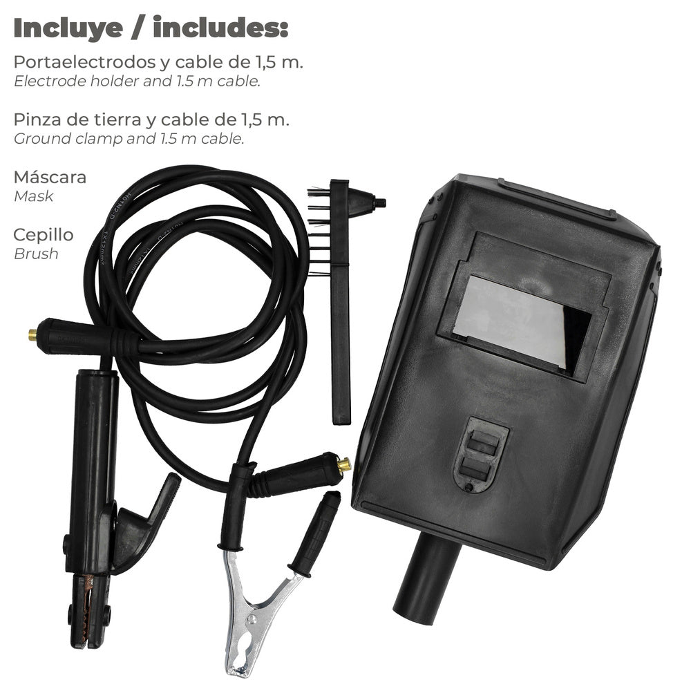 Soldadura inverter wolfpack 10-200 a