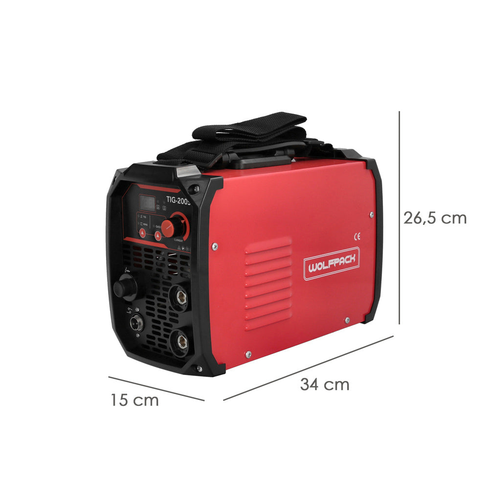 Soldadura inverter wolfpack tig 200 a mma 160 a