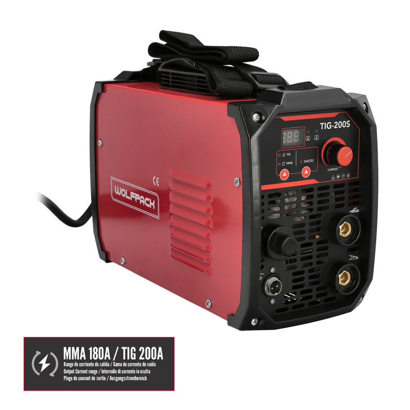 Soldadura inverter wolfpack TIG 200 a MMA 160 a