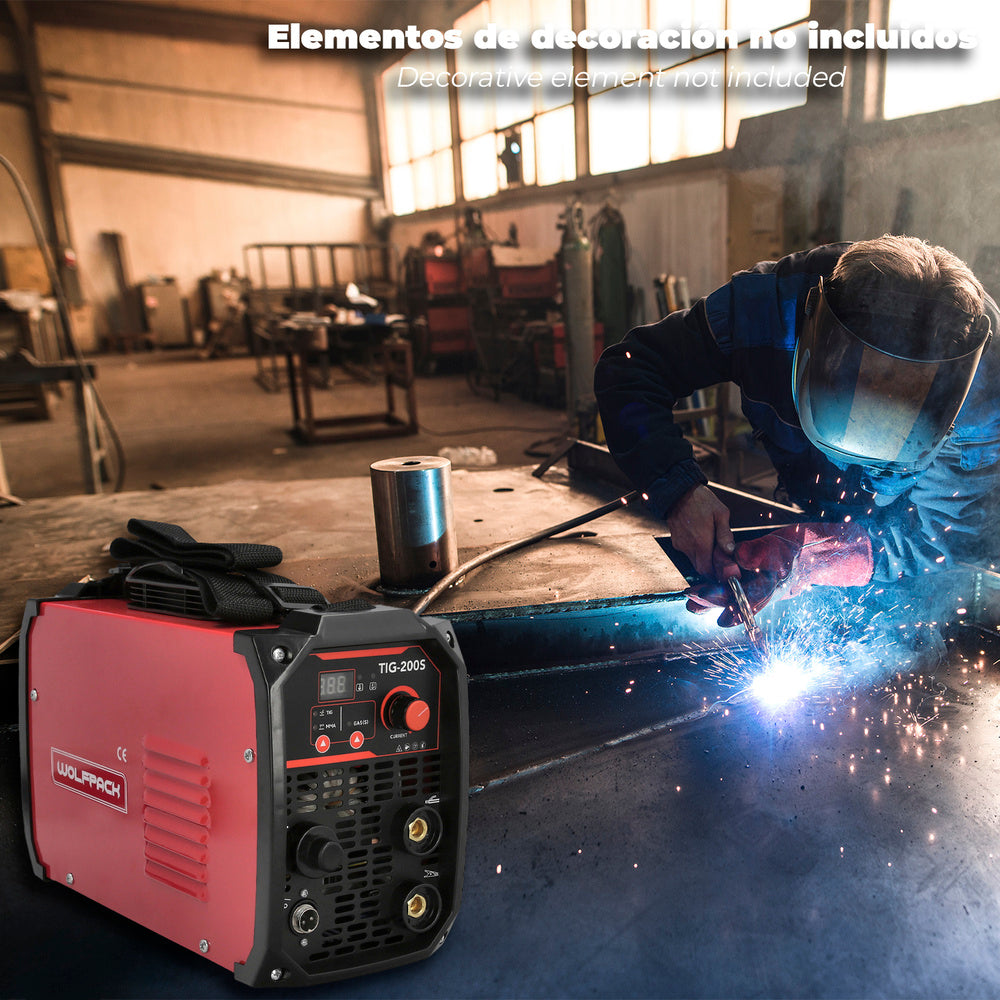 Soldadura inverter wolfpack tig 200 a mma 160 a