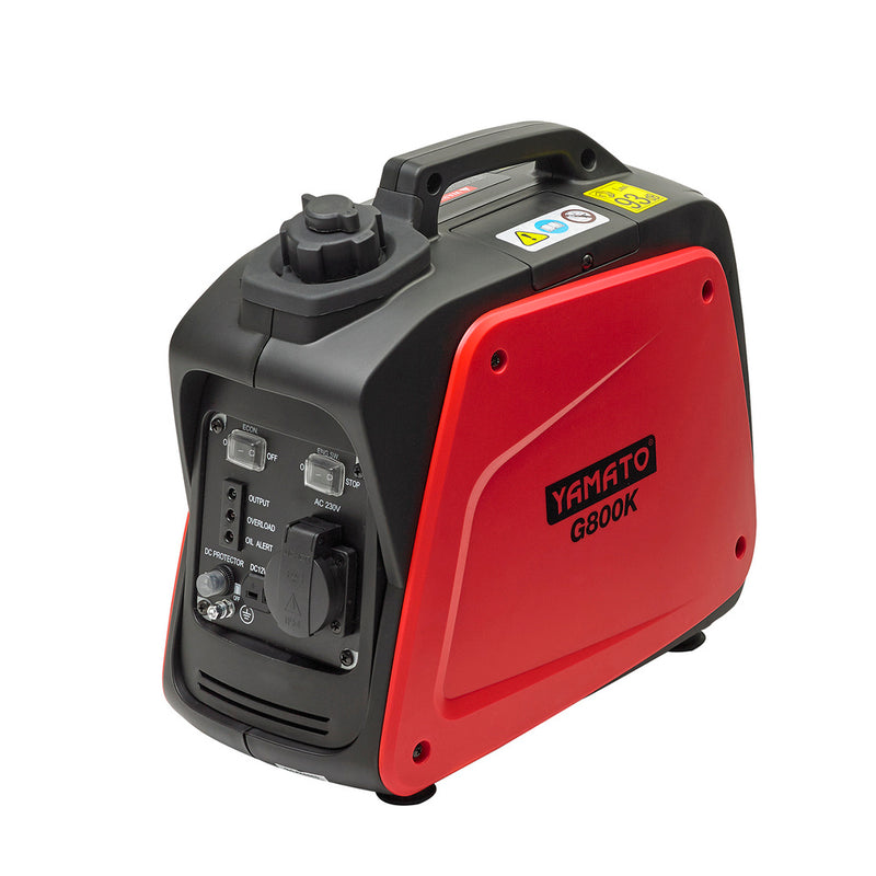 Generador inverter gasolina silencioso 0,8 kw motor 4 tiempos. motor 4 tiempos OHV. estación energia generador electricidad