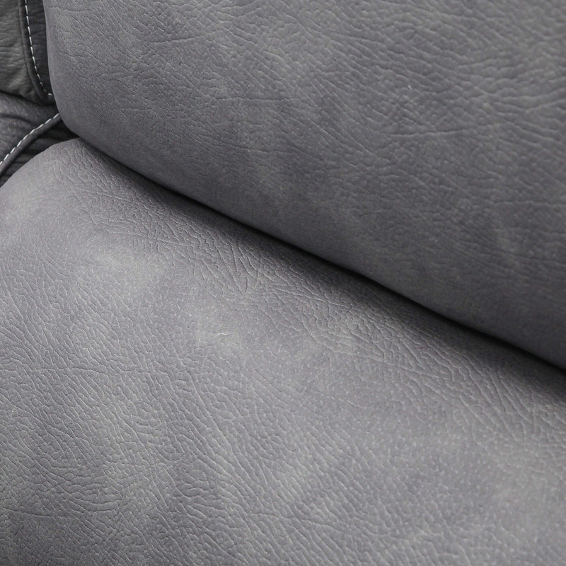 Sofá chaiselongue 4 plazas gris antimanchas | salón