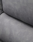 Sofá chaiselongue 4 plazas gris antimanchas | salón