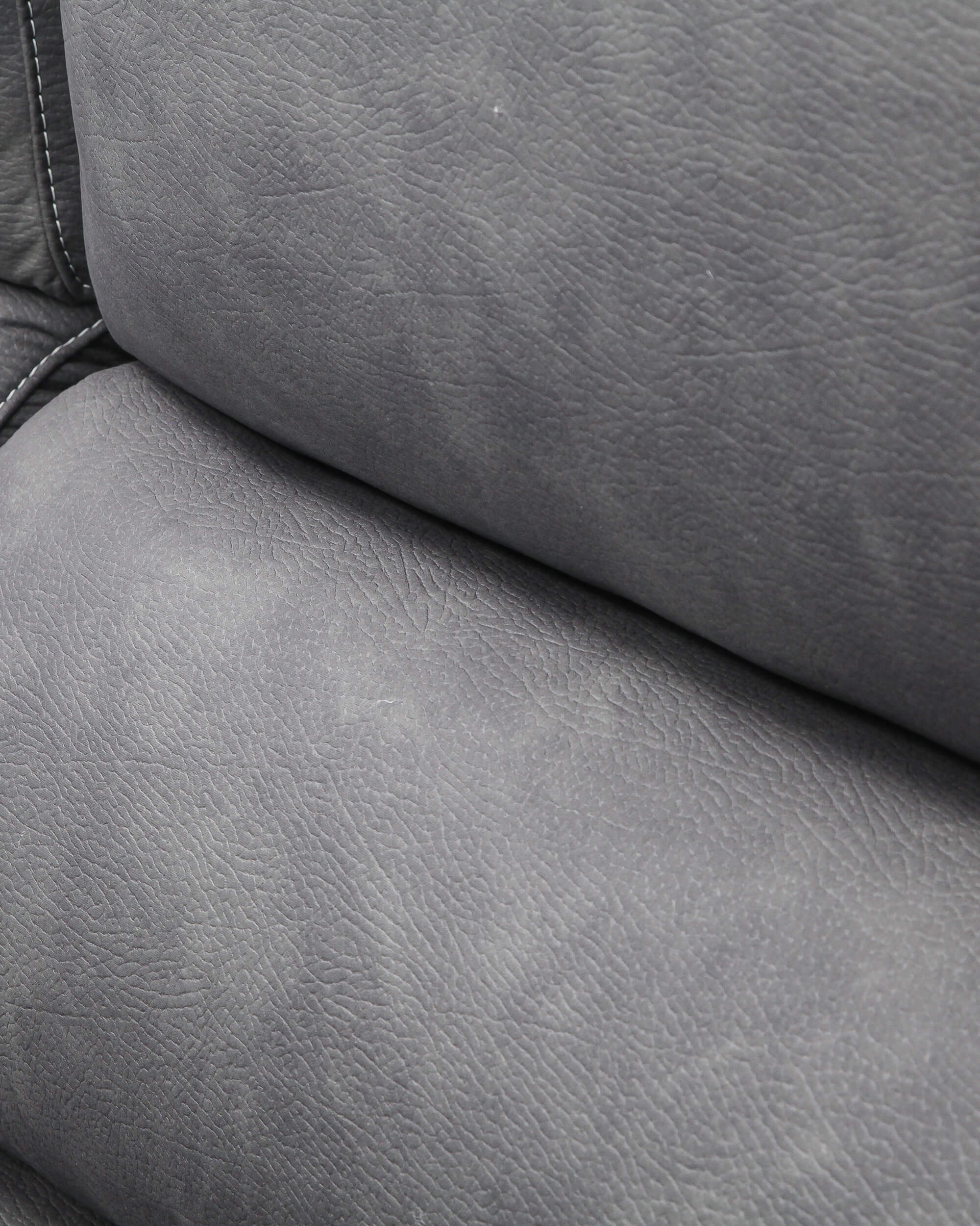 Sofá chaiselongue 4 plazas gris antimanchas | salón