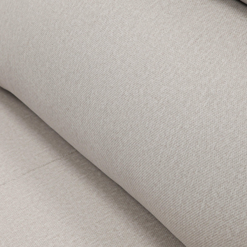 Sofá chaiselongue beige con asientos deslizantes 3 plazas