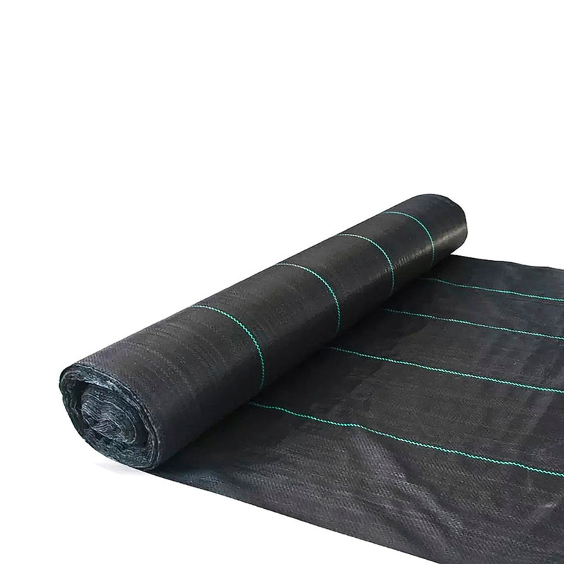 Malla antihierbas (rollo 1,55x100 metros) malla anti maleza, malla geotextil jardín, tela anti hierbas jardín