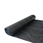 Weed control fabric (roll 1.55x100 meters) weed barrier, garden geotextile fabric, garden weed control fabric