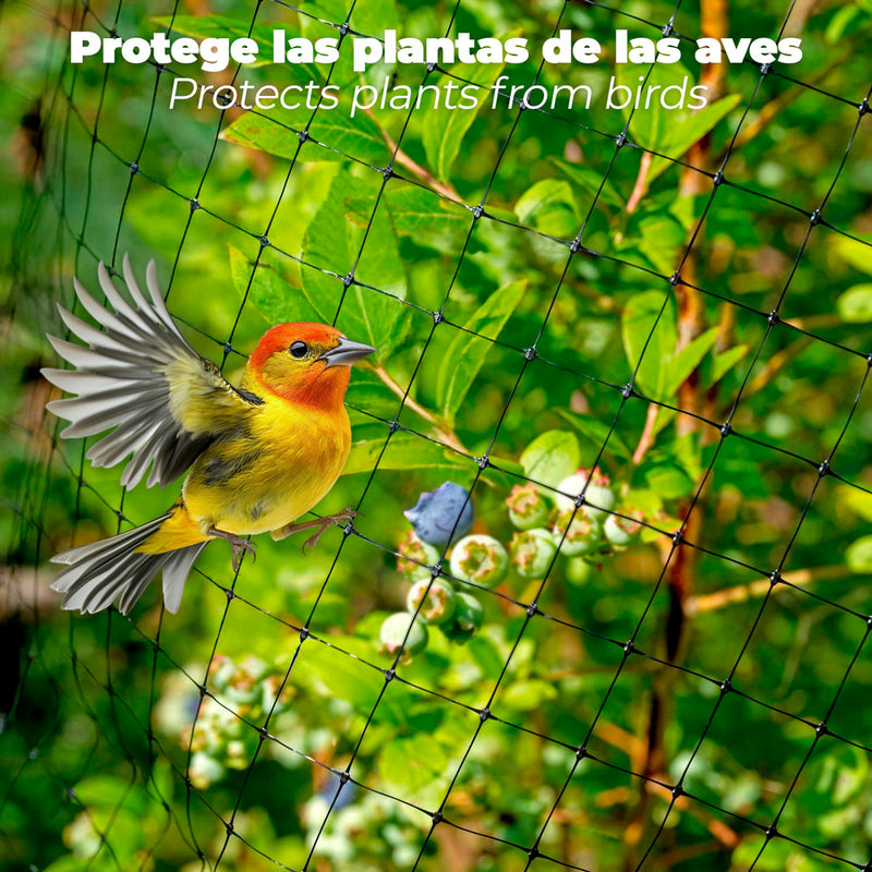 Malla protectora avicola BOP 25 x 25 mm. 40gms/m2. 1 m. x 10 m