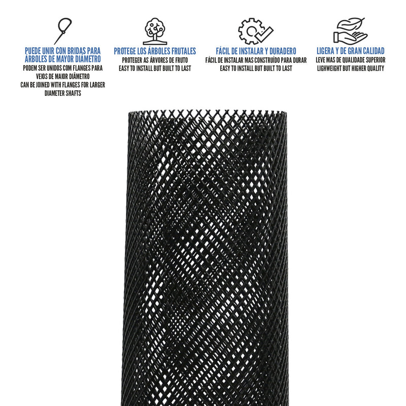 Protector arbol 3 x 3 mm. 60 cm. bolsa 4 unidades