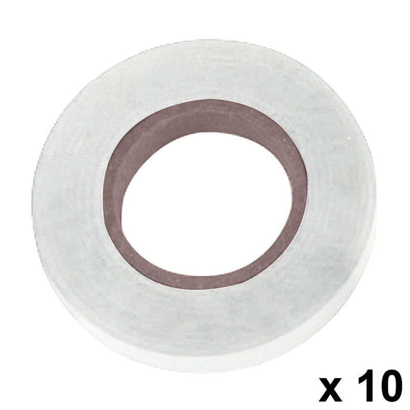 Cinta para atadora 11 x 0,15 mm. x 26 metros blanco (pack 10 rollos)