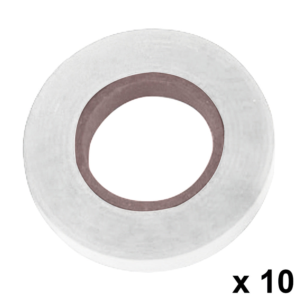 Fita para atadora 11 x 0,15 mm x 26 metros branco (pack 10 rolos)