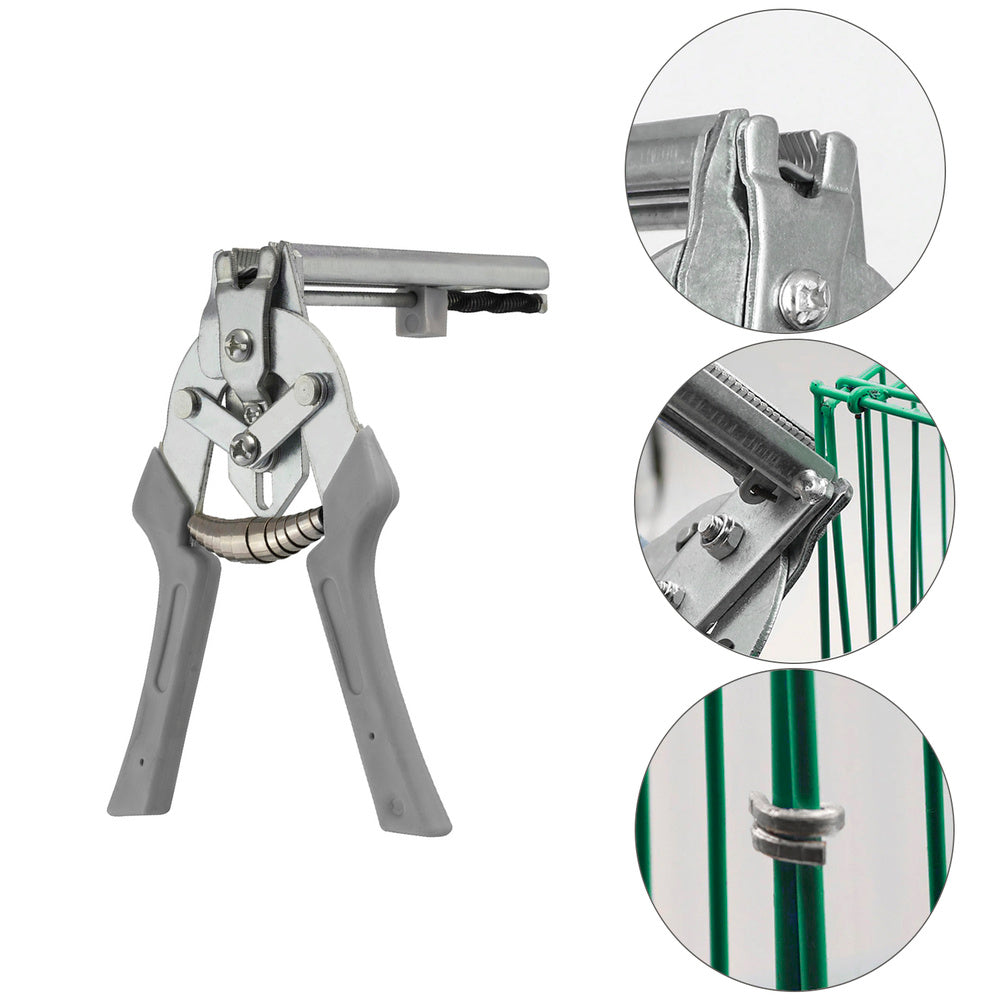 Alicates para  mallas / enrejados / cercas con cargador de 50 grapas