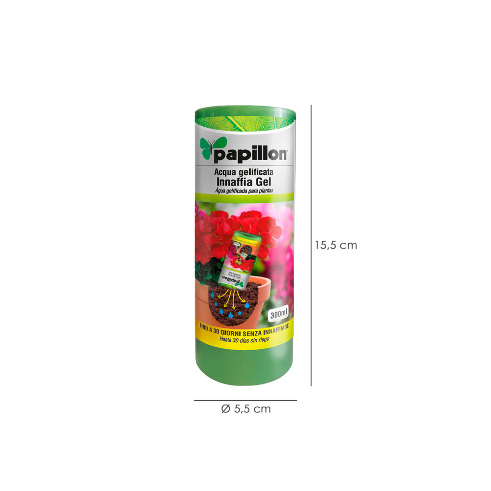 Gelified water for irrigation with dispenser 300 ml.
