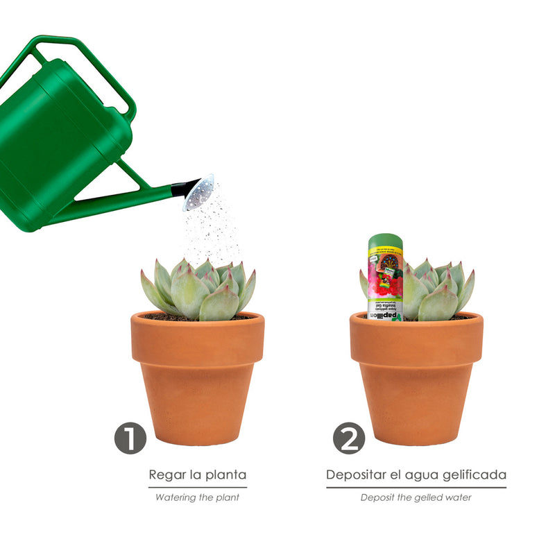 Agua gelificada para riego con dispensador 300 ml