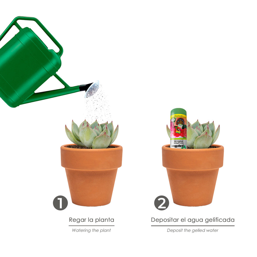 Gelified water for irrigation with dispenser 300 ml.