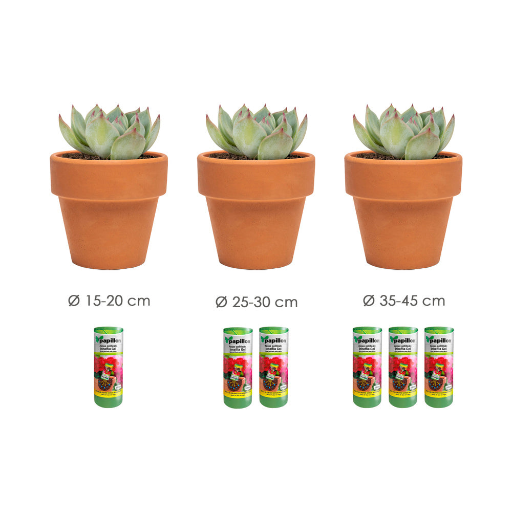 Gelified water for irrigation with dispenser 300 ml.