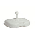 Lightweight ABS umbrella base 20 liters white