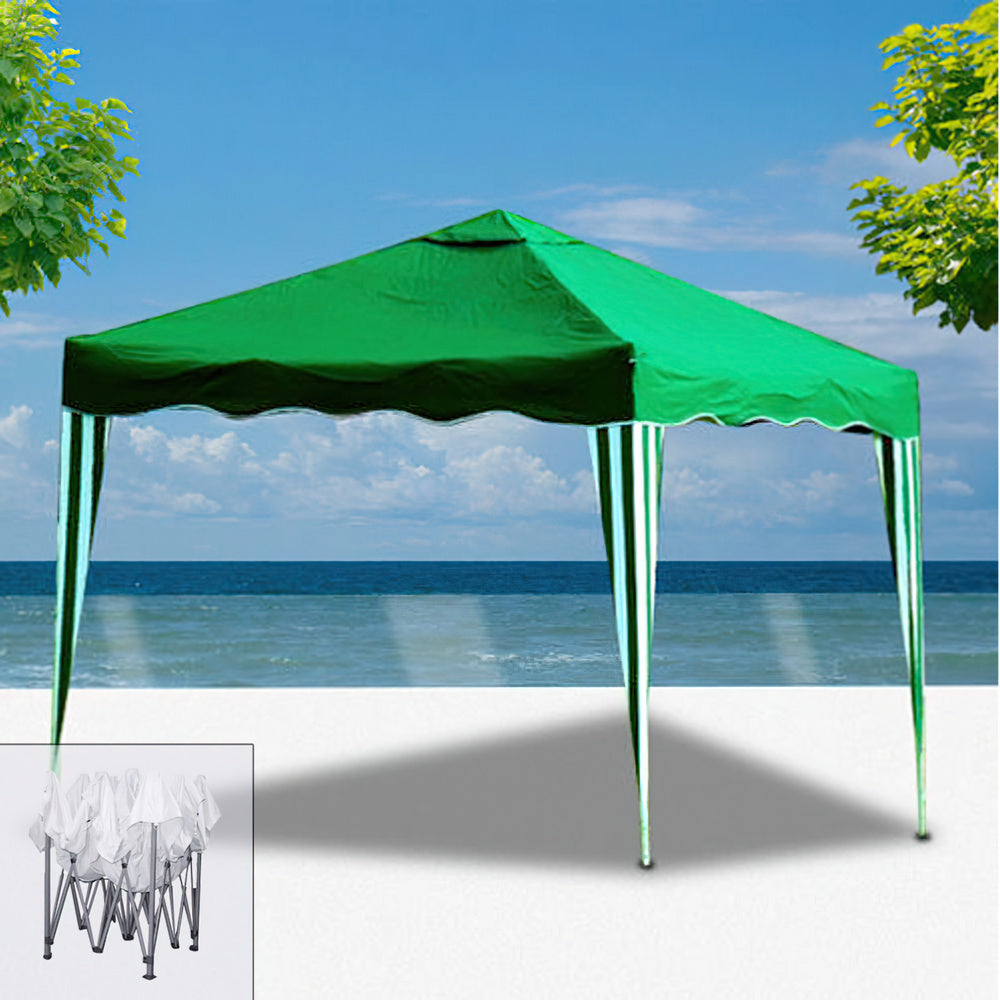 Green 3x3 meter foldable butterfly pergola