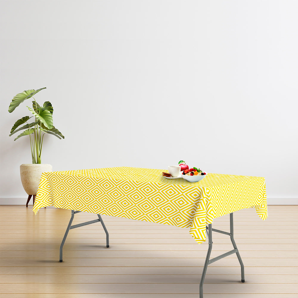 Mesa plegable rectangular hdpe multifuncional, portatil, resistente,multiusos 180x74x74 cm color blanco