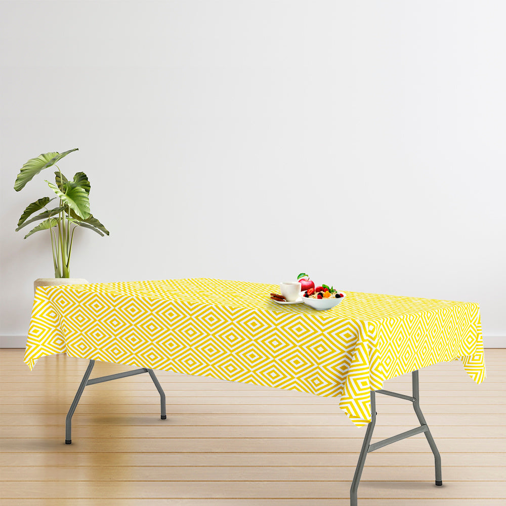 Rectangular foldable HDPE table 244x76x74 cm white
