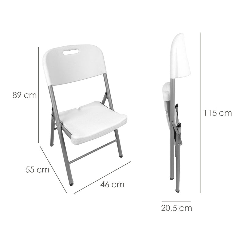 Silla plegable con agarre 88x48x57cm