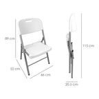 Silla plegable con agarre 88x48x57cm