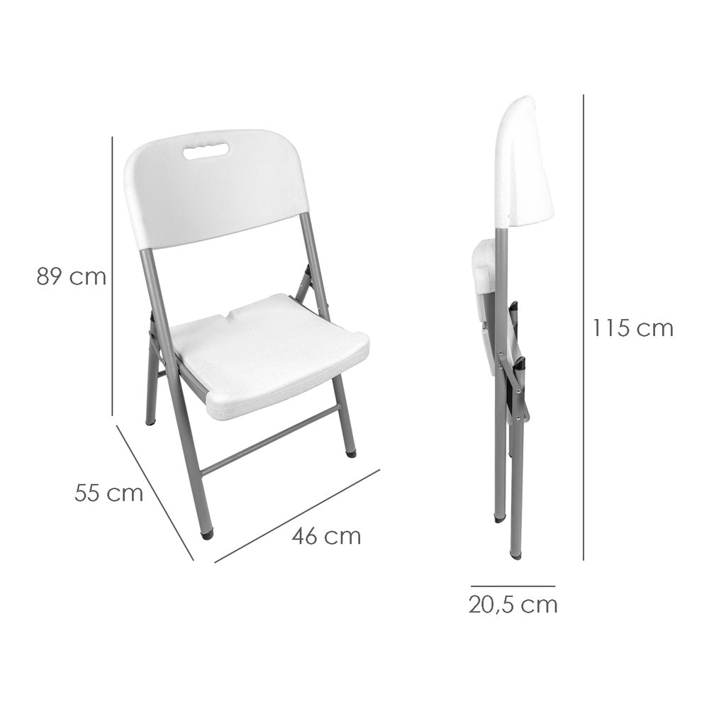 Silla plegable con agarre 88x48x57cm