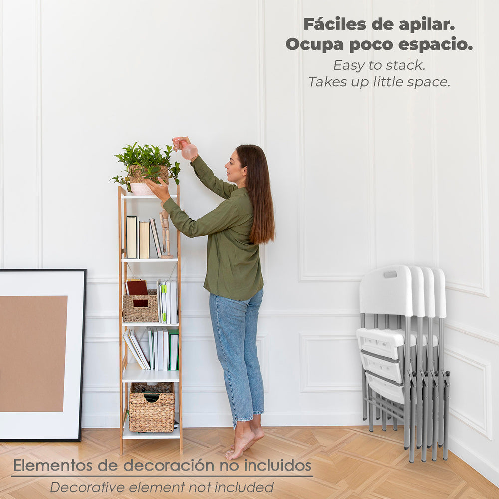 Silla plegable con agarre 88x48x57cm