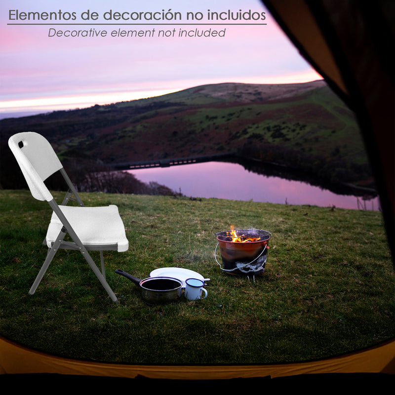 Silla plegable con agarre 88x48x57cm