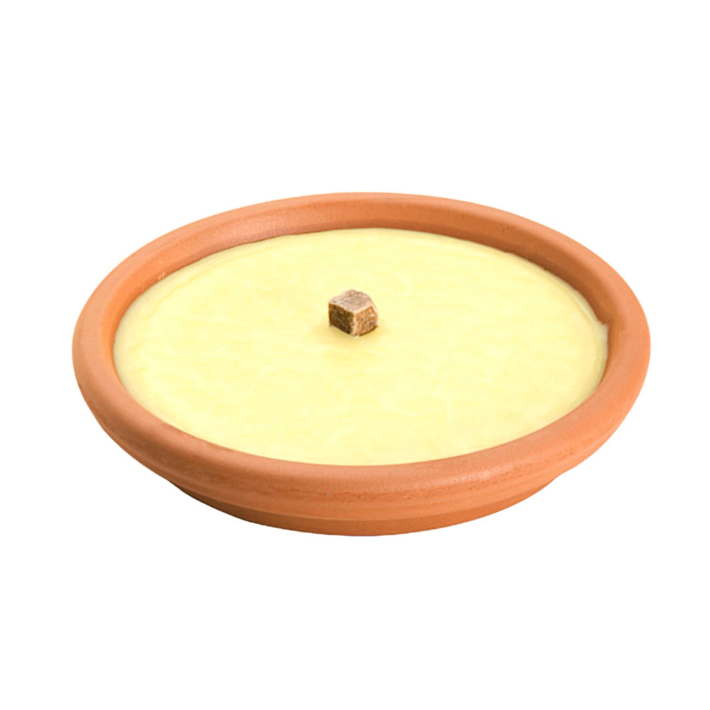 Citronella mosquito repellent candle terracotta pot 14 cm / 120 grams
