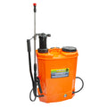 Sulfatadora eléctrica a batería doble uso batería o manual, con batería recargable 12 v / 8 amperios