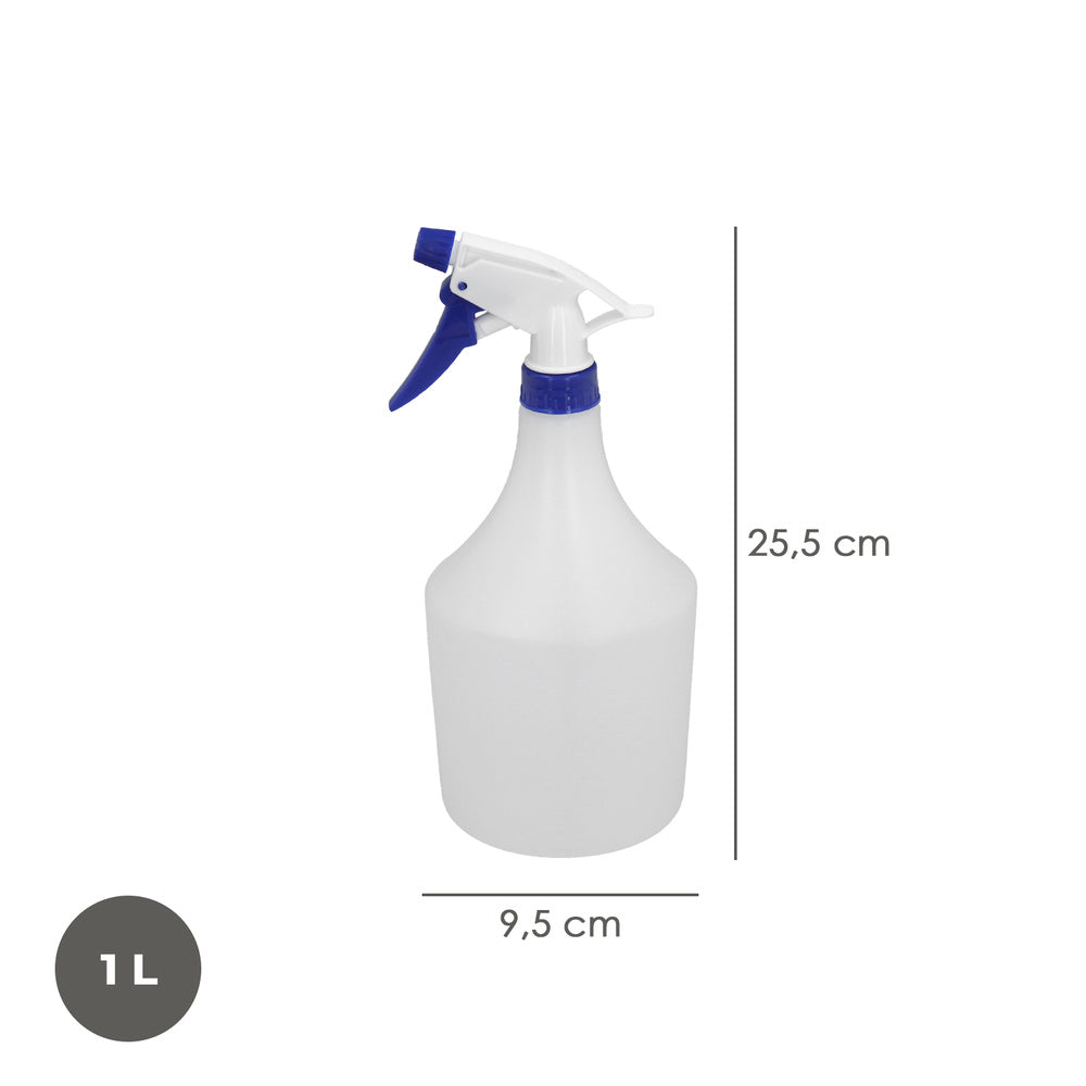 1-liter household sprayer. Spray mister with adjustable nozzle, liquid spray bottle, garden sprayer,