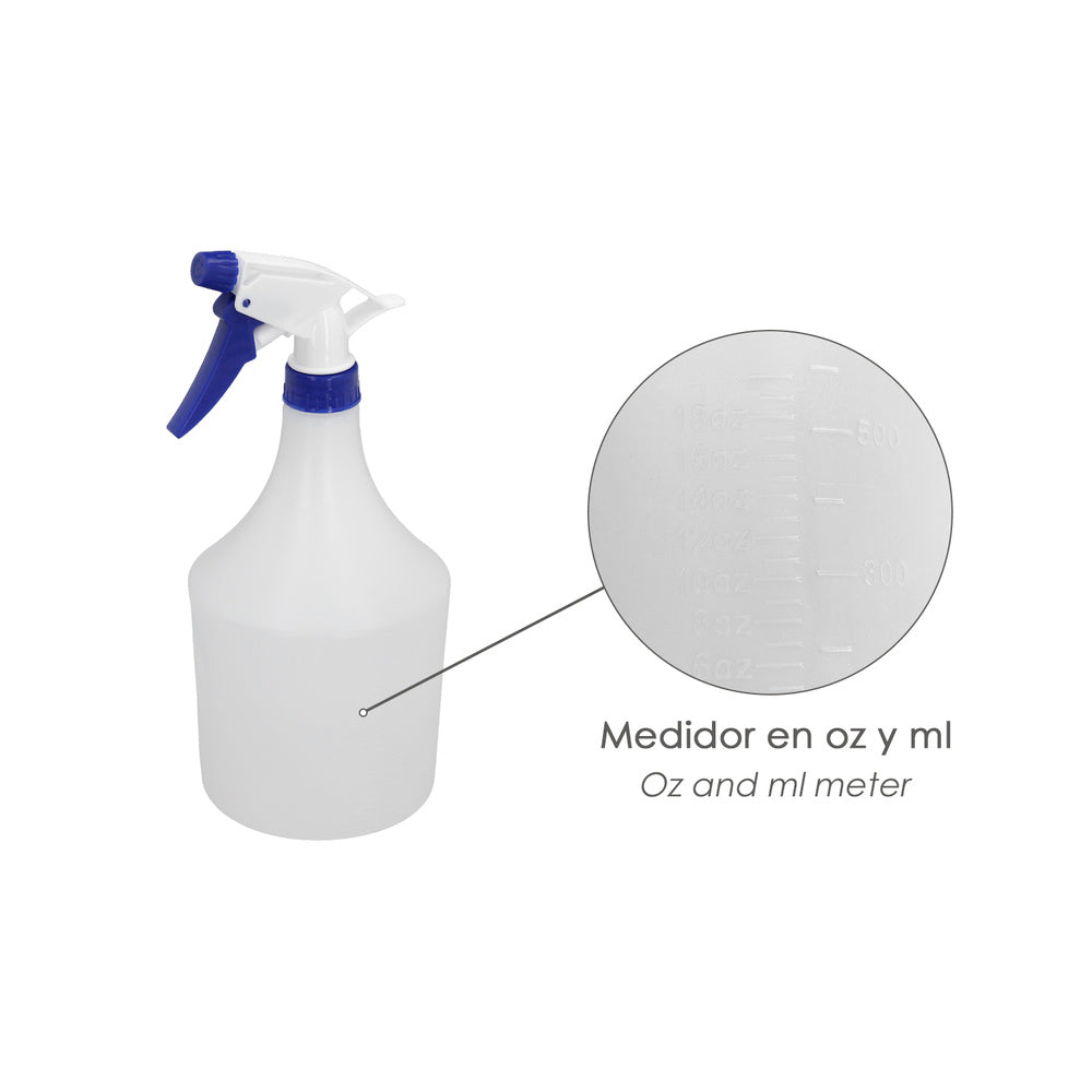 1-liter household sprayer. Spray mister with adjustable nozzle, liquid spray bottle, garden sprayer,