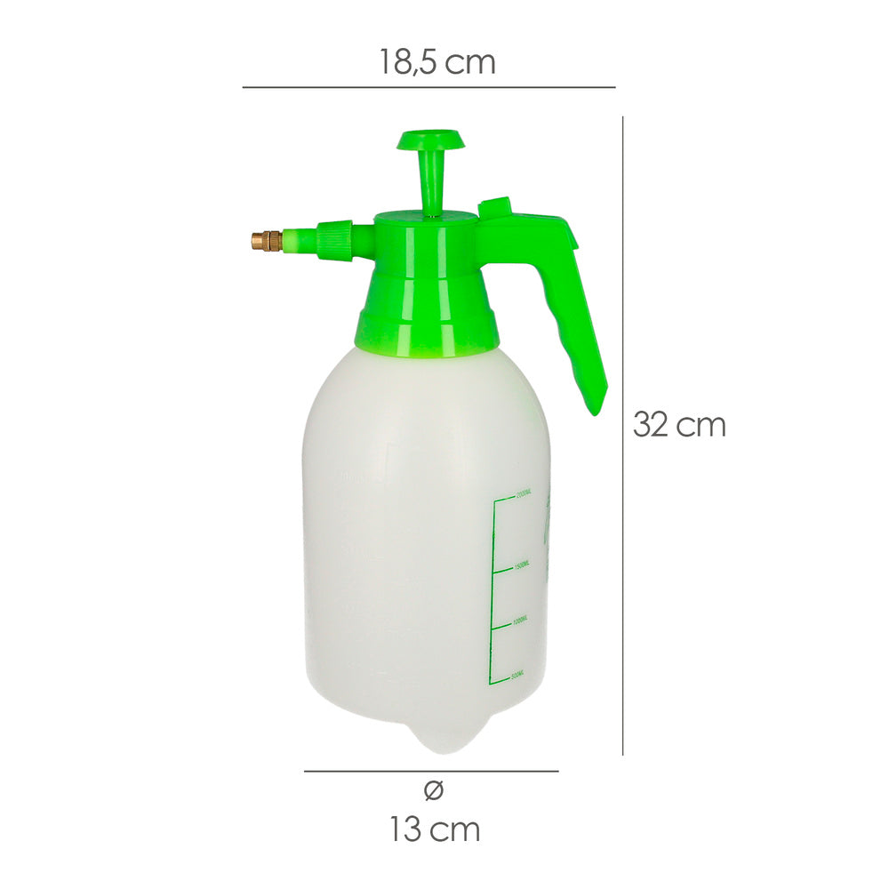 Pulverizador presion previa 2 litros. Mochila sulfatar, pulverizador, rociador, fumigador.