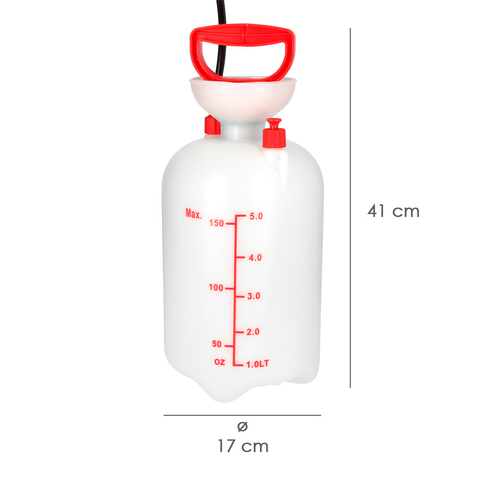 Sulfatadora manual 5 litros, pulverizador presion previa, mochila de presion, pulverizador espalda, mochila pulverizador,