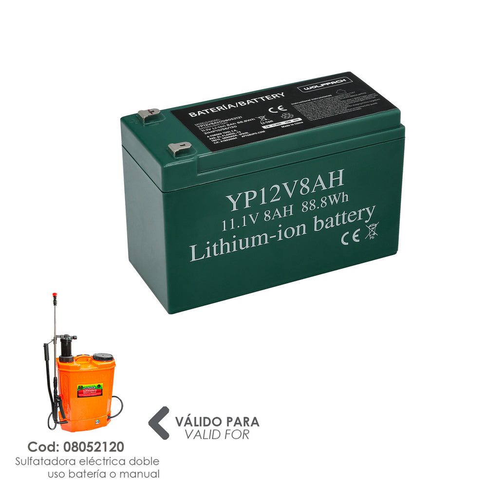Batería para sulfatadora 08052120 16l litio