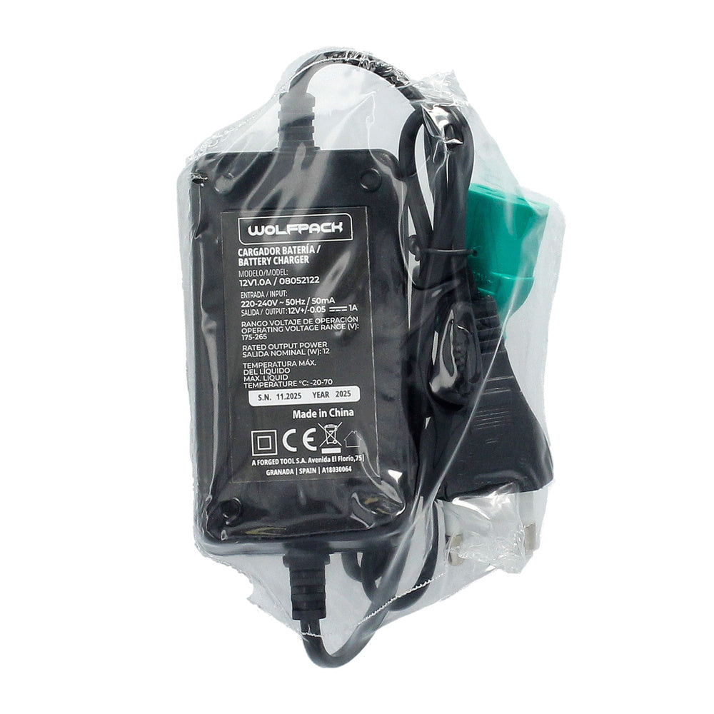 Cargador para batería para sulfatadora. 08052120
