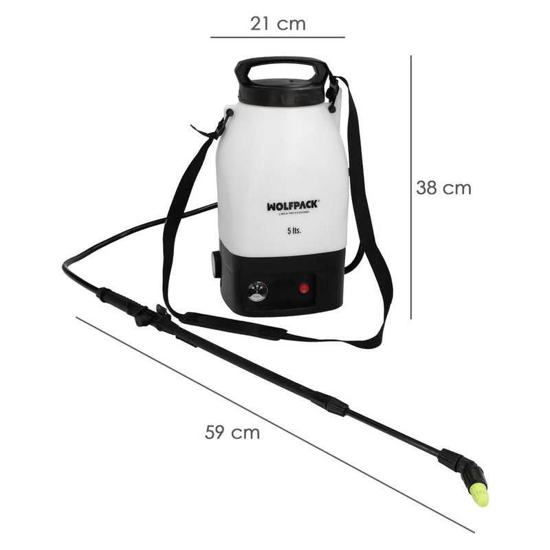 Sulfatadora 5 litros batería litio 12V