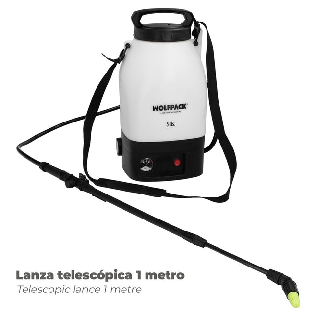 Sulfatadora 5 litros batería litio 12V