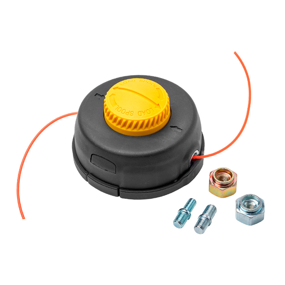 Cabezal desbrozadora universal carga exterior con 3 adaptadores