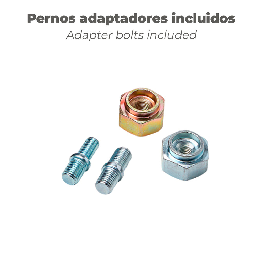 Cabezal desbrozadora universal carga exterior con 3 adaptadores