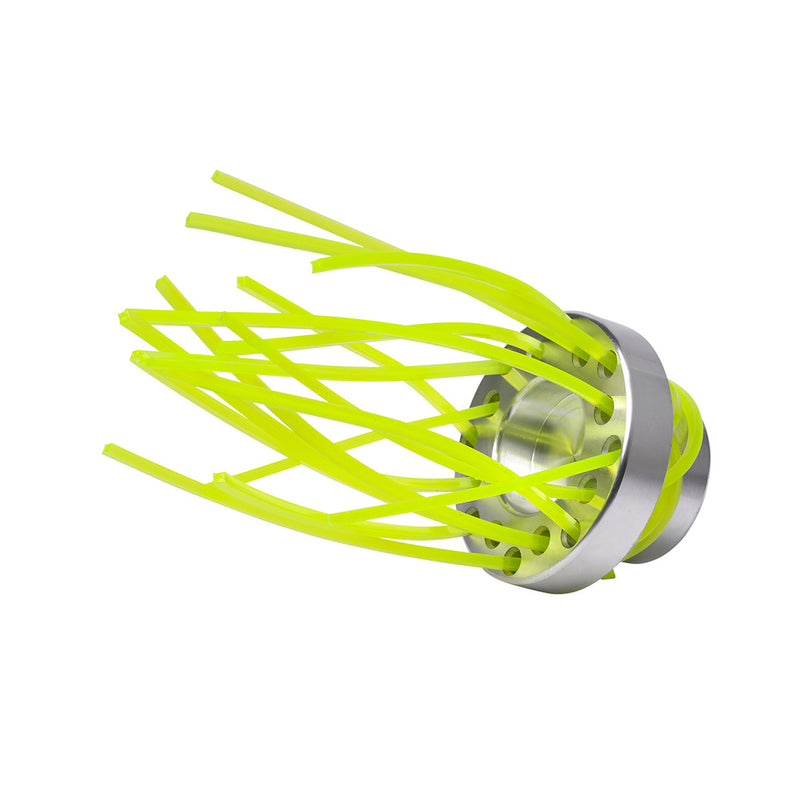 Cabezal desbrozador universal realizado en aluminio salida 16 hilos