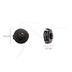 Cabezal nailon repuesto recortabordes 250 watt.