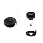 Cabezal nailon repuesto recortabordes 250 watt.