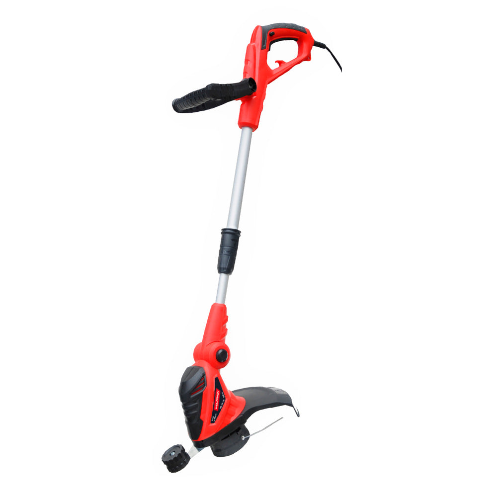 Recortabordes eléctrico 550 watt. 10.000 r.p.m. Anchura corte ø 30 cm hilo ø 1,6 mm x 6 metros. Recorta bordes, cortabordes