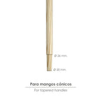 Rastrillo polipropileno 20 púas profesional 63 cm rastrillo jardín, rastrillo aceituna, rastrillo hojas, cepillo hojas jardín,