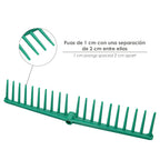 Rastrillo polipropileno 20 púas profesional 63 cm rastrillo jardín, rastrillo aceituna, rastrillo hojas, cepillo hojas jardín,