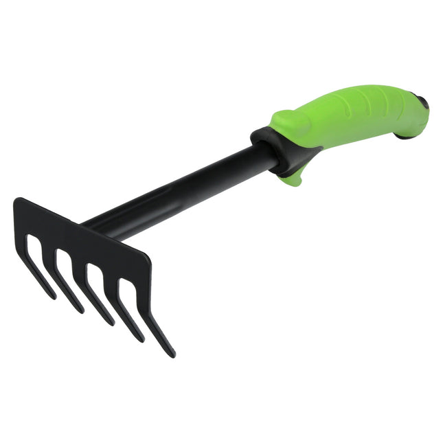 Rastrillo jardín 1 mano mango TPR